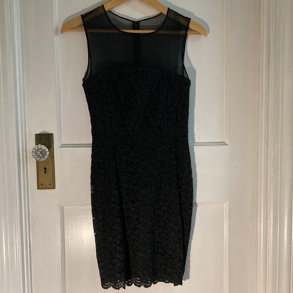 Elegant Black Lace Dress